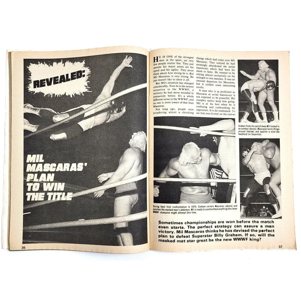 INSIDE WRESTLING - JAN 1978 /‎ TERRY FUNK / SHEIK / KEN PATERA / BILLY GRAHAM